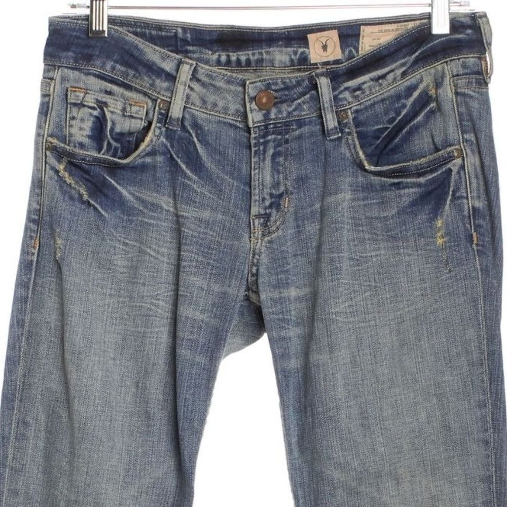 AllSaints Distressed Tolvan Drainpipe Jeans Denim - Picture 5 of 8